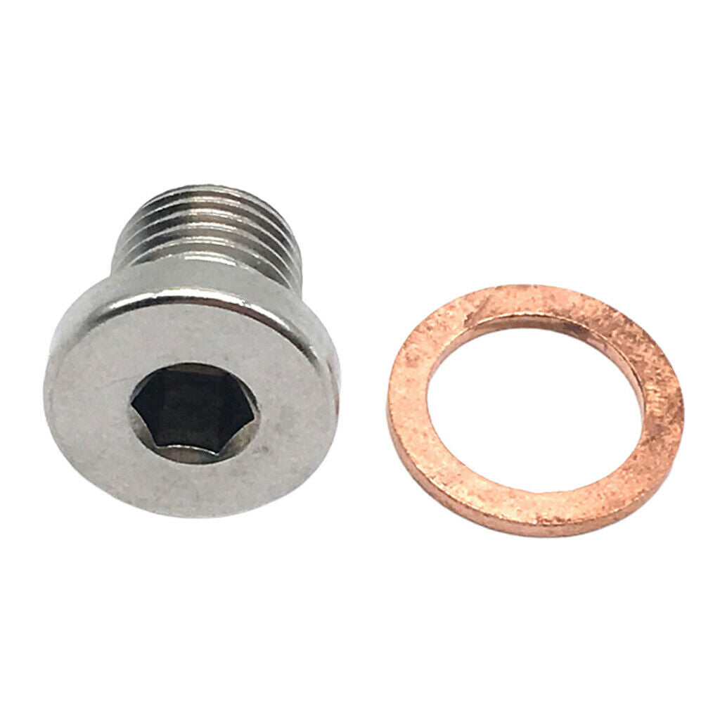 2Set M12 X 1.25mm Oxygen O2 Lambda Sensor Blanking Plug  Stainless Steel