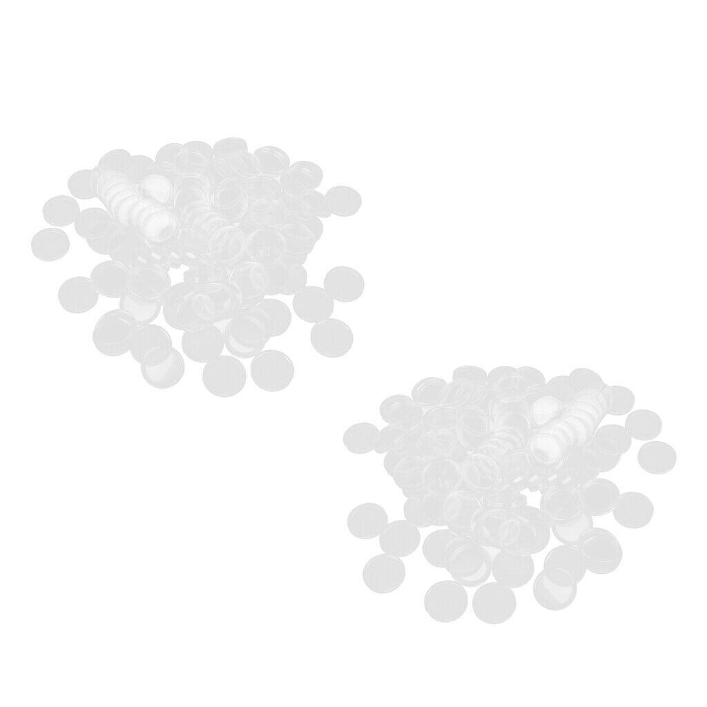 200x Coin Capsules 18mm & 30mm for Coin Protection