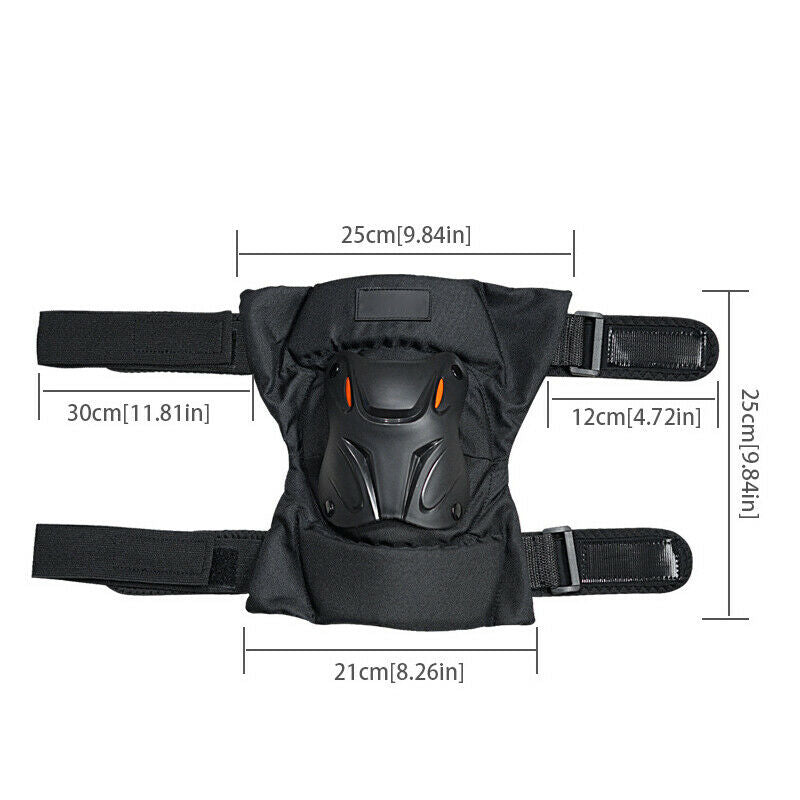 2x Motorcycle Cycling Anti-Fall Short Night Reflection Breathable Knee Protecter