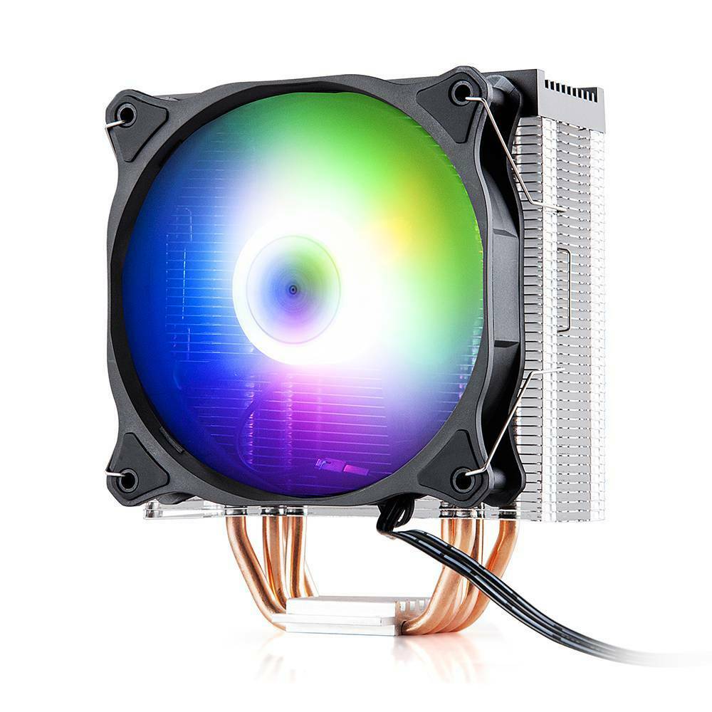 LED 4Pin Hot CPU Cooling Cooler Fan Heatsink For Intel:775/115X AMD:AM4/AM3/AM2!