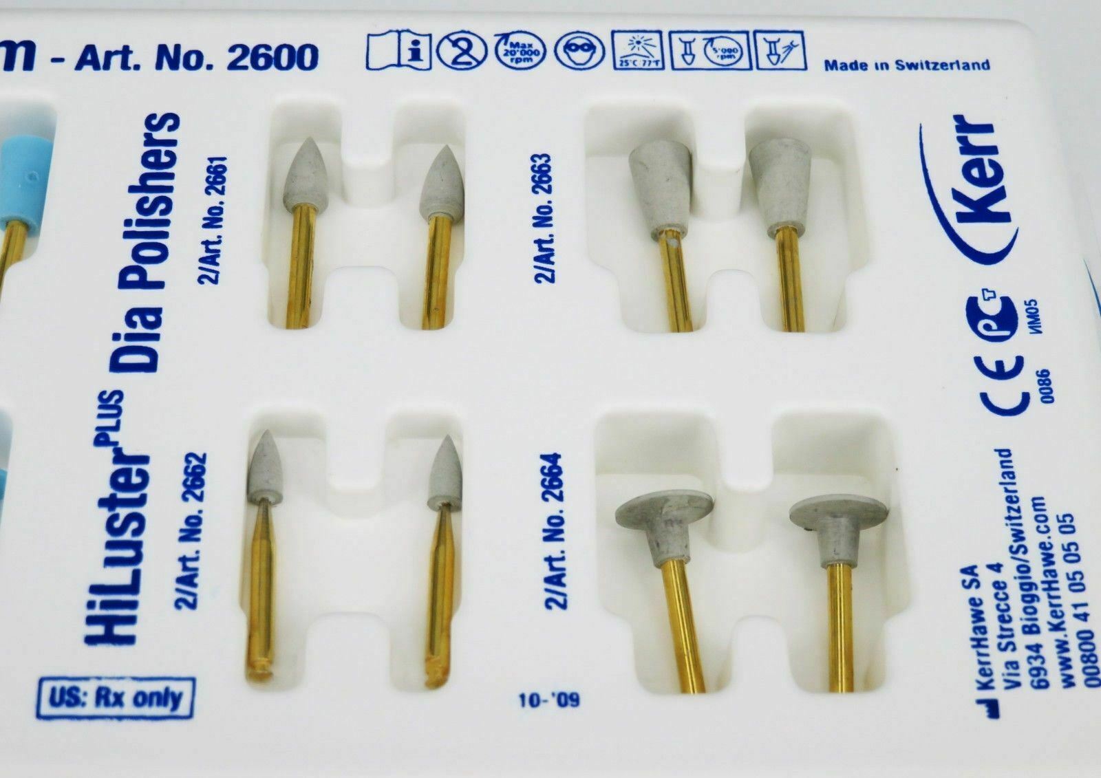 Dental Kerr HiLuster(PLUS) Polishing Assorted Kit Polishers Composite