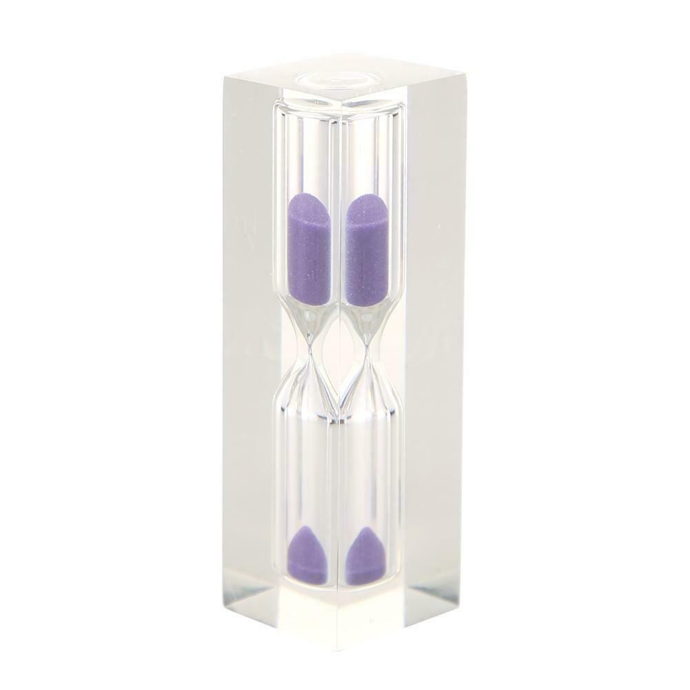 3min Crystal Hourglass Sandglass Sand Clock Kids Timers Craft Gift Ornament @