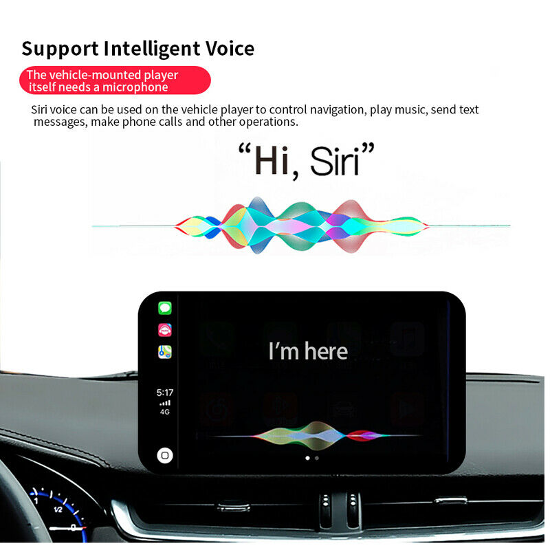 5V USB Dongle Carplay Car Navigation System MP5 Head Unit Fit for iOS Android
