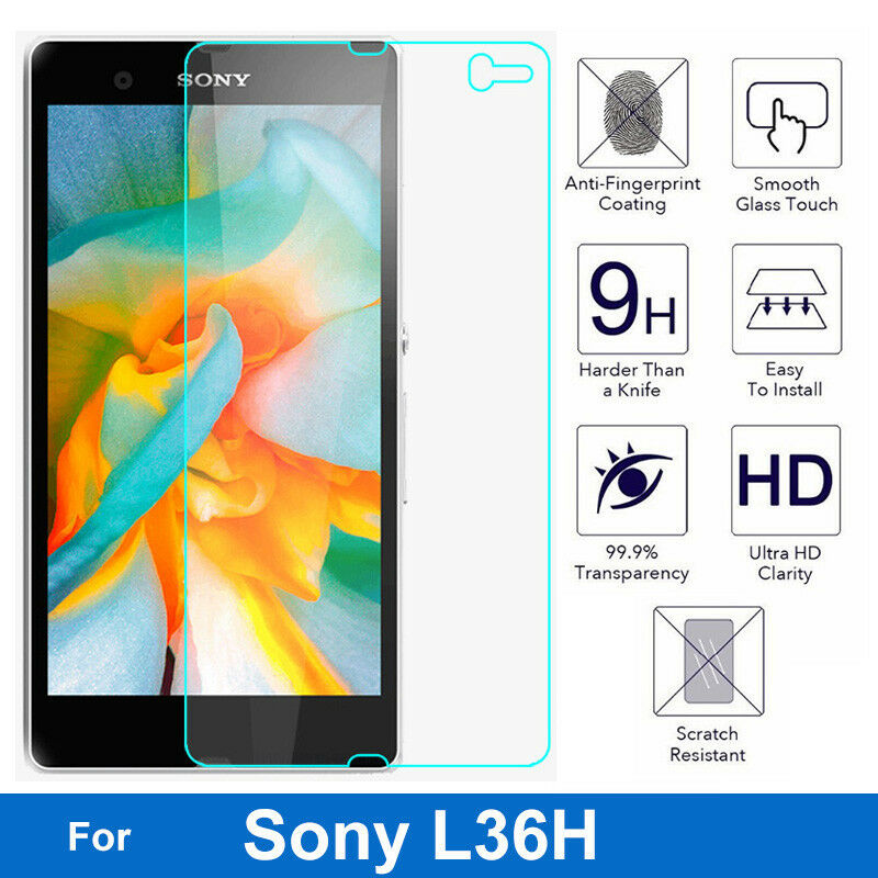 0.26mm 9H Tempered Glass  for Sony Xperia Z L36H C6602 C6603 C6606 C6616