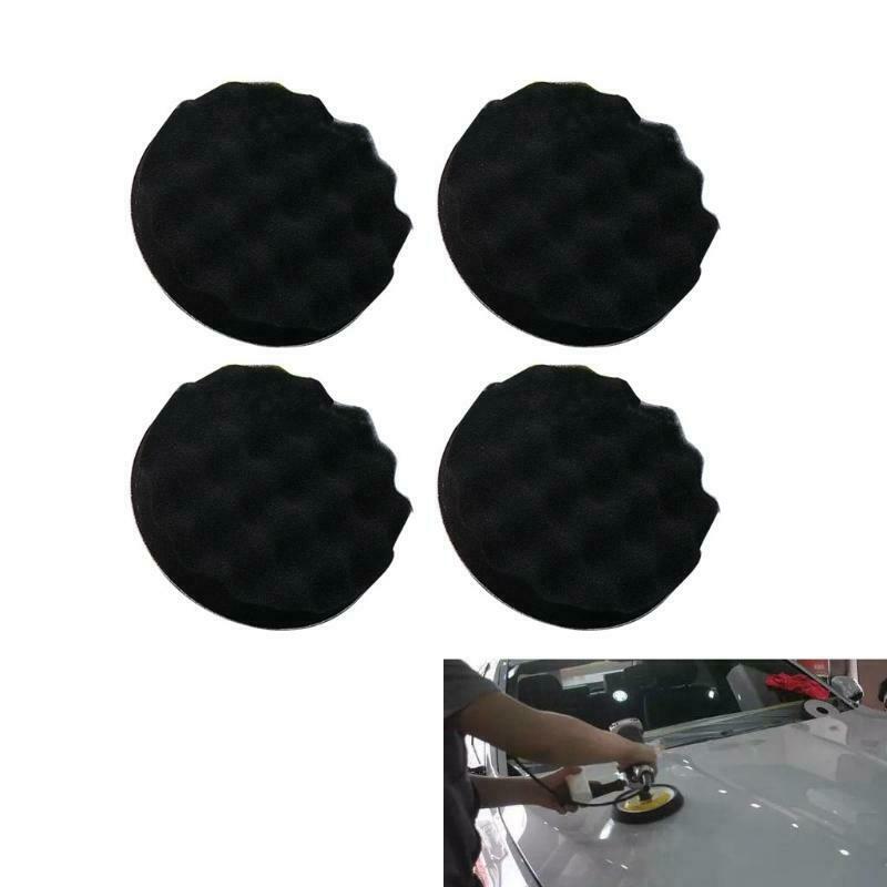 4pcs 7inch Car Wash Waxing Polishing Sponge Automobile Vehicles Tire Cleaning