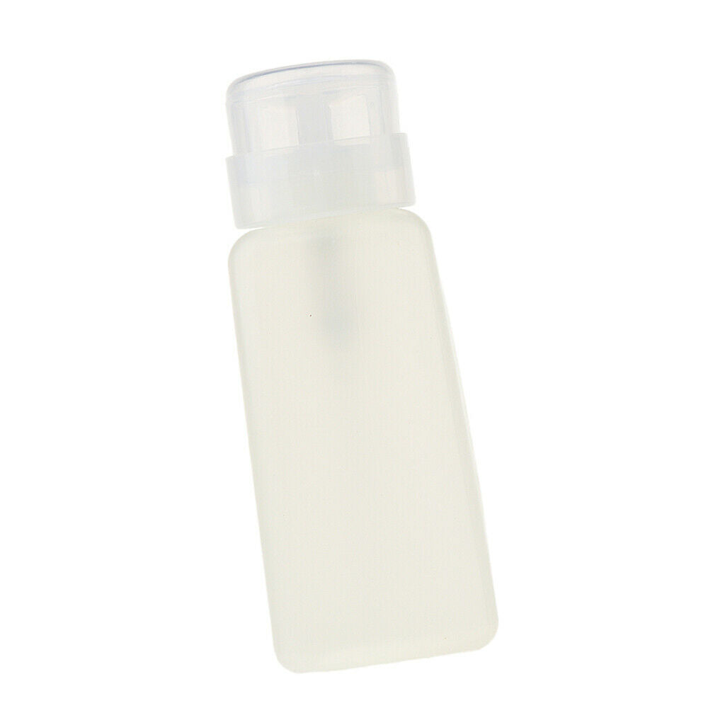 250ml Nail Art Tips Empty Dispenser Nail Remover Pump Bottle Clear Pump Head