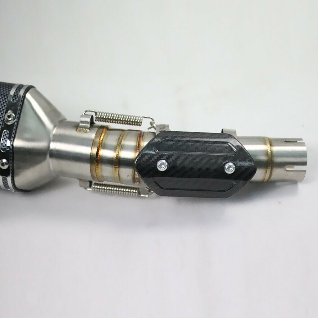 Motorcycle Exhaust Muffler Cover Carbon Fiber Protector Heat Shield