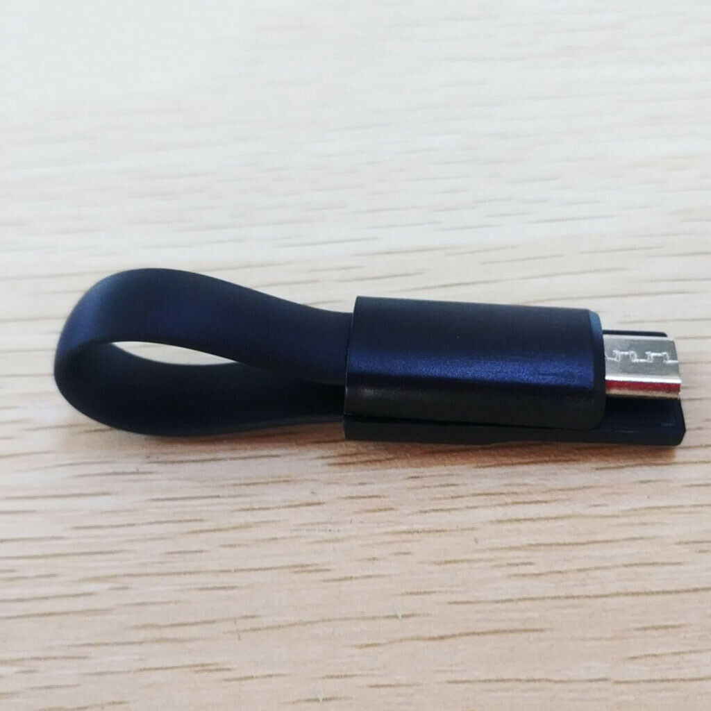 Portable Micro USB Charger Cable Charging Universal for Android Phone Black
