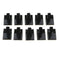 10Pcs PP Durable Rings Display Holders Showcase Decor Black 2.4x1.6x1.2cm