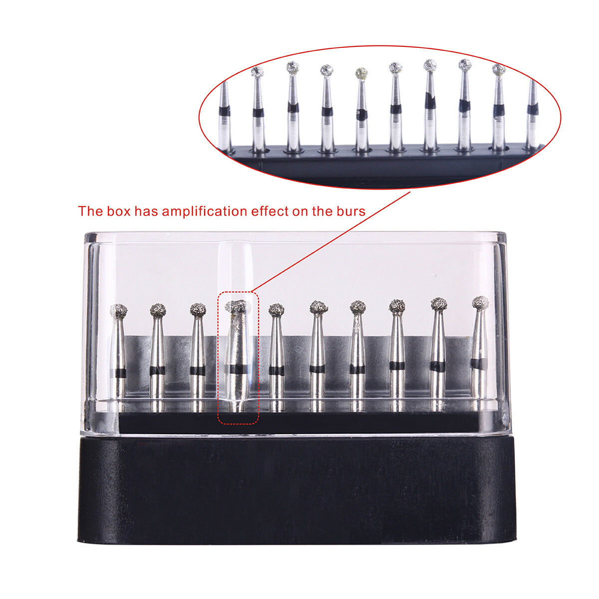 30 X Dental Diamond FG Burs Ball Shape High Speed Handpiece Super Coarse BR-40S
