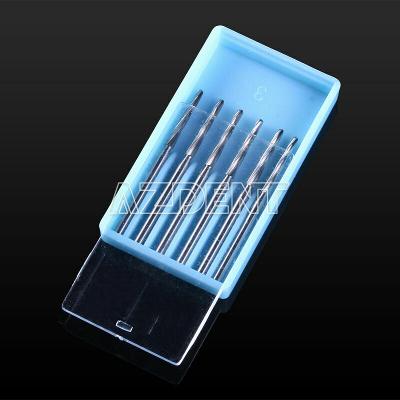 5Packs Dental FG Zekrya Surgical Carbide Cutters Finishing Burs Root Canal 28MM
