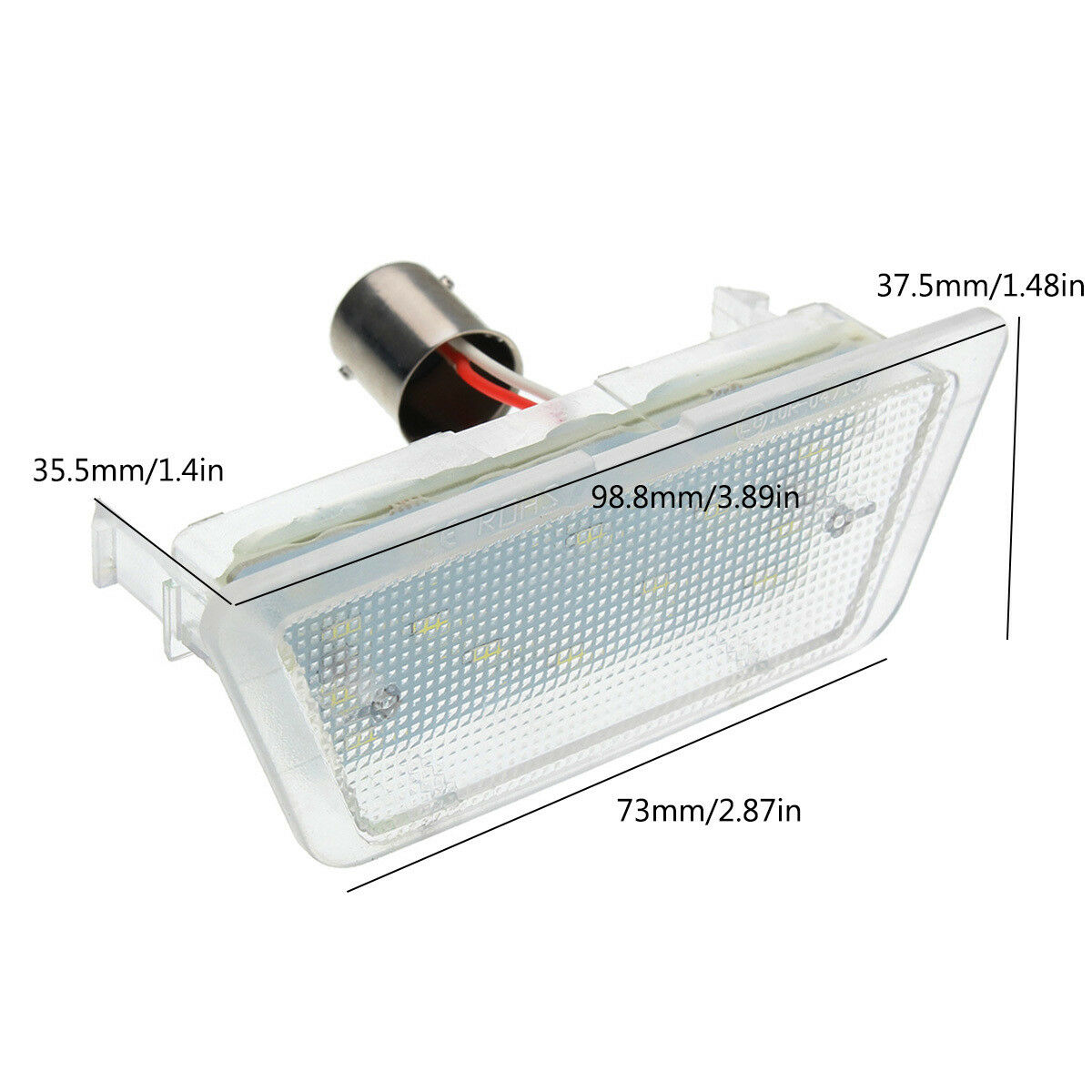 18 LED License Number Plate Light Lamp For Opel Astra G 1998-2004 Hatch /Saloon