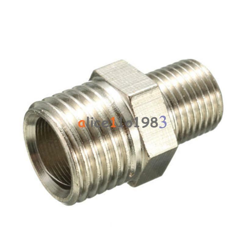 1/4'' BSP Male to 1/8'' BSP Male Airbrush Hose Adaptor Fitting Connector