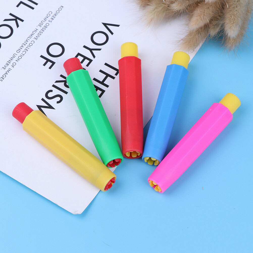 5pcs health non-toxic chalk holder chalk clip clean hold for teaching sta.l8