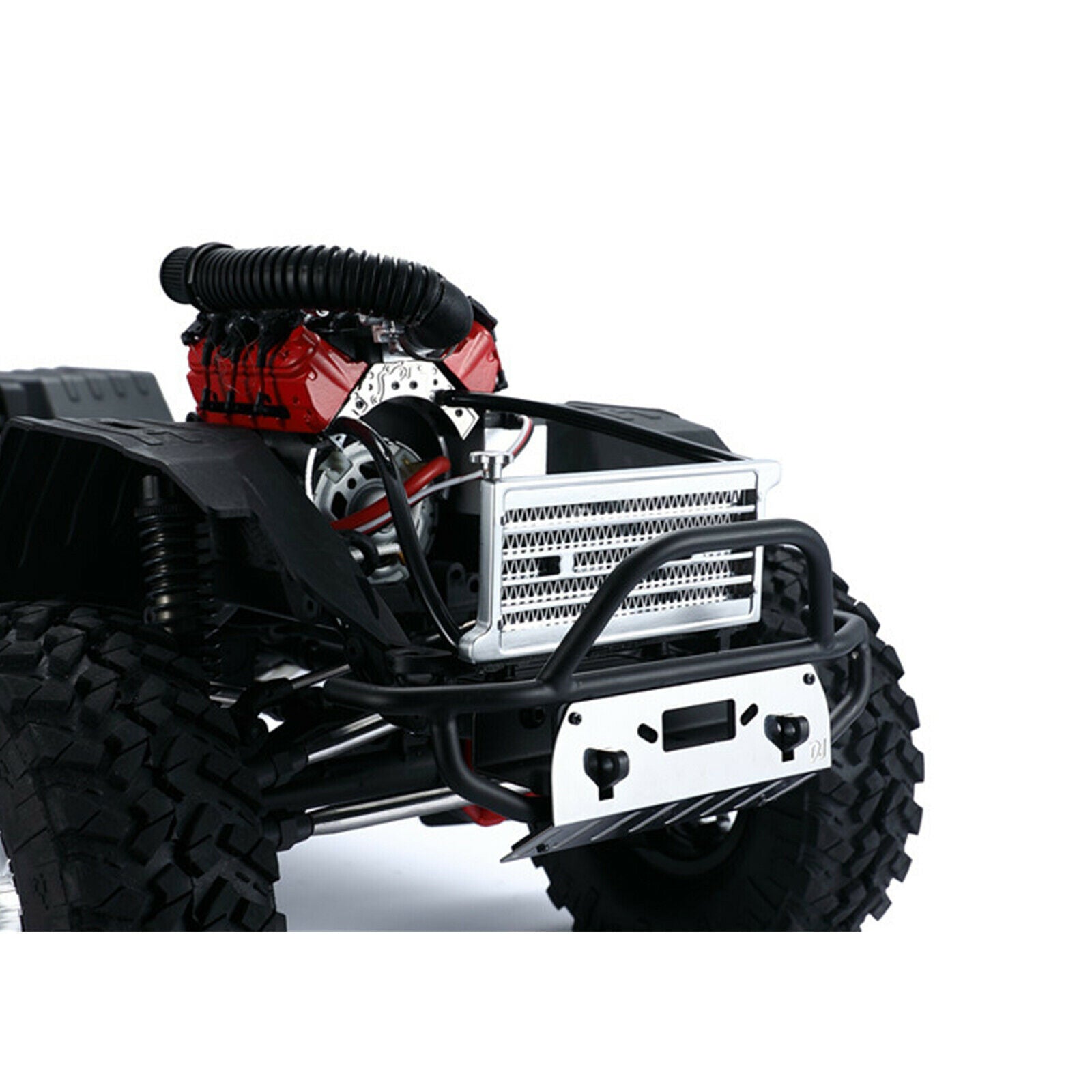 Metal Cooling Water Tank w/ Fan for 1/10 TRX-4 TRX-6 Wrangler V8 RC Crawler Car