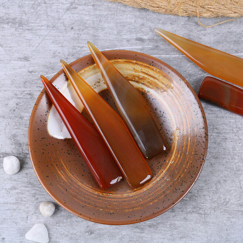 Natural Agate To Rub Leather Edge For Scoring Folding Creasing Paper Craf.l8