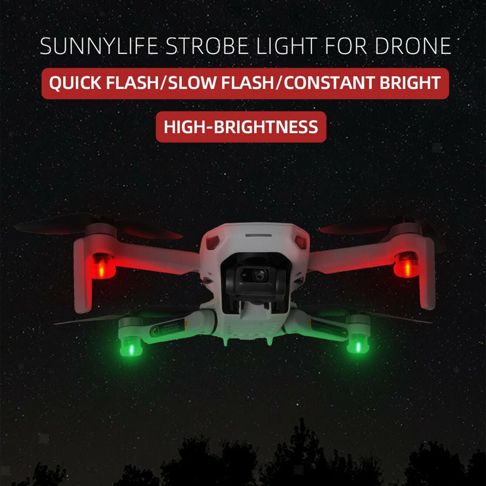 4 Pack Night Flying Led Light Signal Warning Anti Lost Flashing