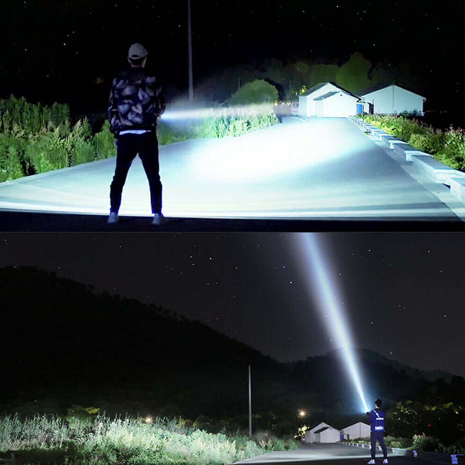 50000 LMumens Flashlight Powerful LED XHP50 Torch USB Recharge Lamp Ultra Bright