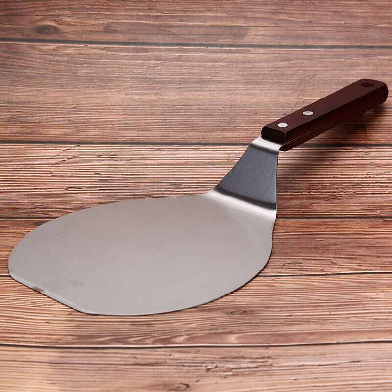1PC Stainless Steel Pizza Peel Shovel Spatula Cake Lifter Paddle Baking Tray UK