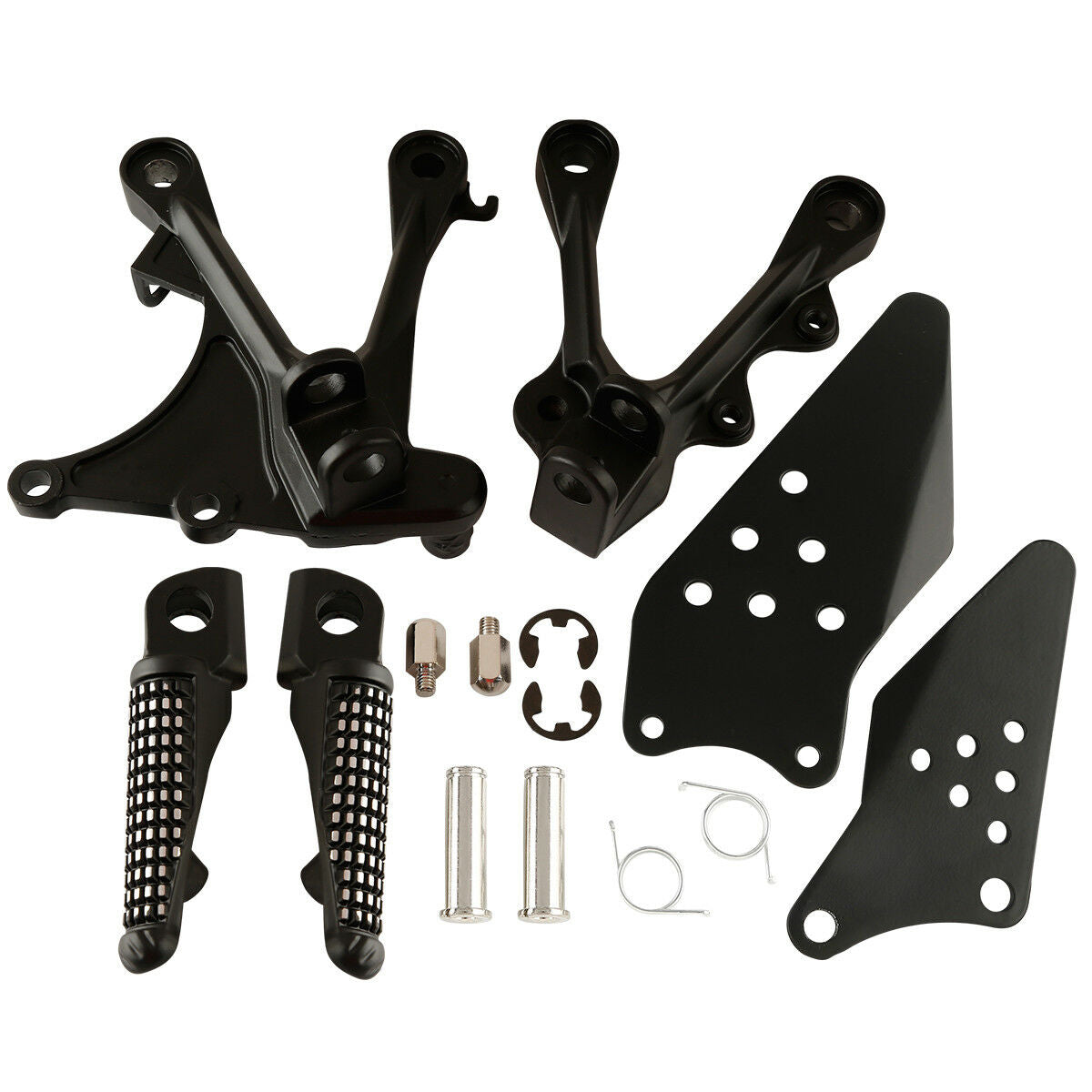 Rider Footrest pegs Mounting Fit For Kawasaki ZX636 ZX6R 2005-2008 2007 2006