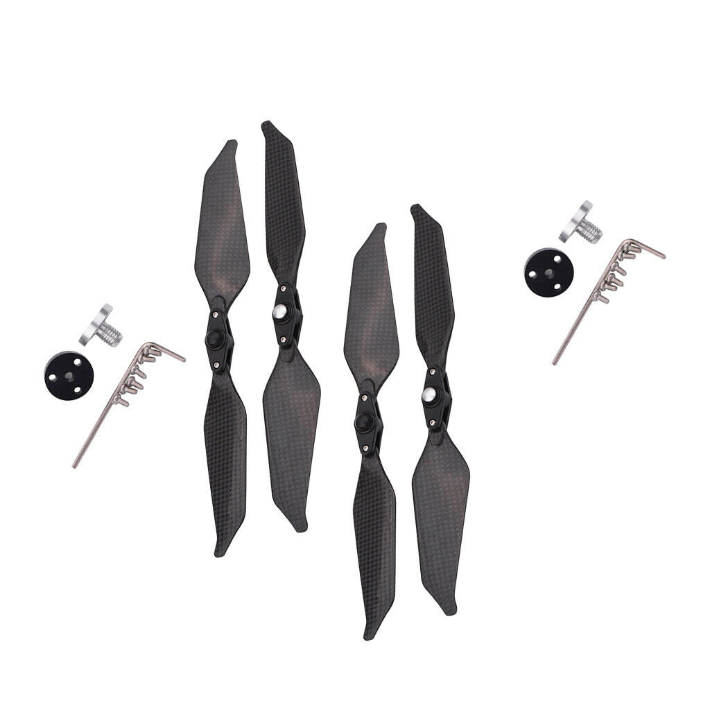 2Pairs Low-Noise 9455S Advanced Full Carbon Fiber Propellers 2-Blade