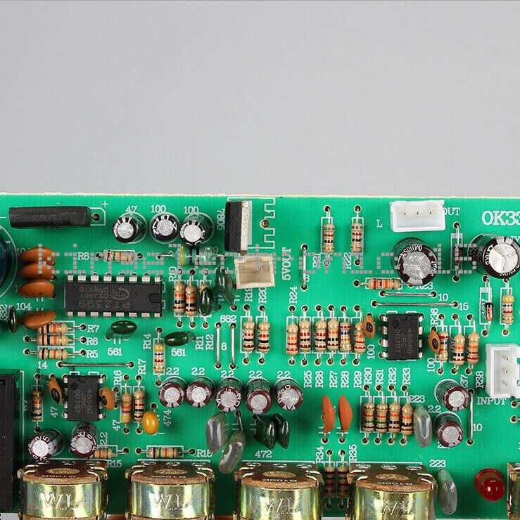 PT2399 Microphone Audio Amplifier Board Karaoke Plate Reverb Preamplifier NEW