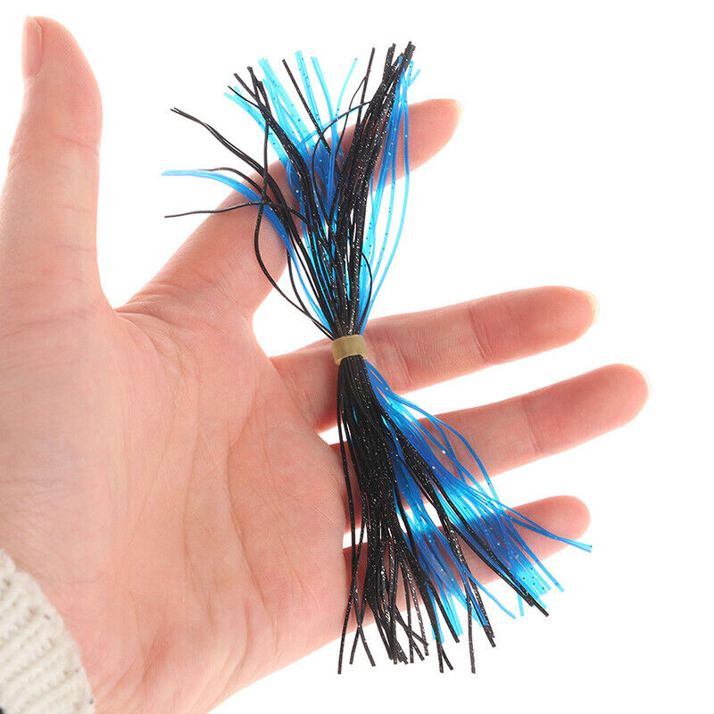 12 Bundles Mixed Color Silicone Skirts for Lures Squid Skirts Fly Tying Mate DF