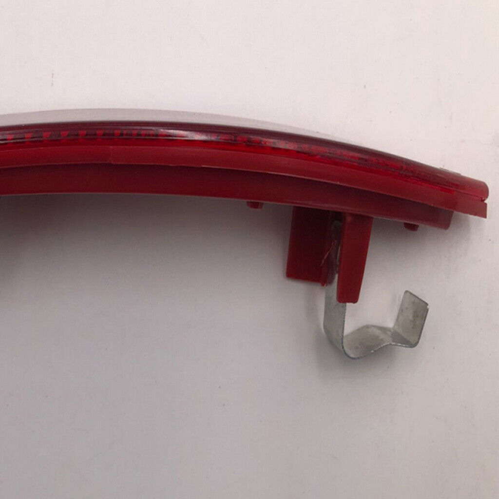 Red Lens Rear Bumper Reflector Light Brake Lamp L&R For Renault Megane MK3