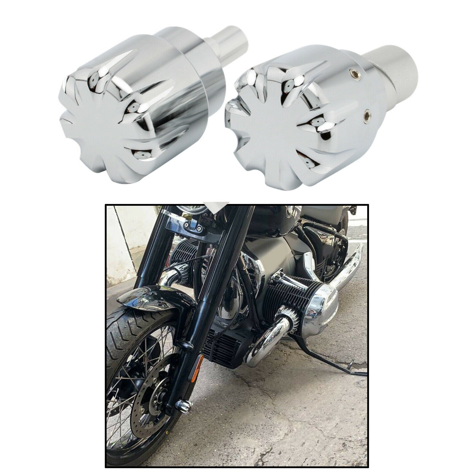 Front Axle Nut Cover Caps Bolt For BMW R18 Classic R 18 2020 B Electroplate