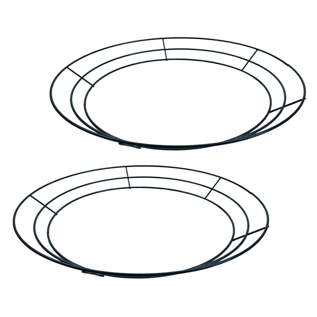 2x12" Wire Wreath for Christmas Wedding Holidays Valentines Garden Party Decor