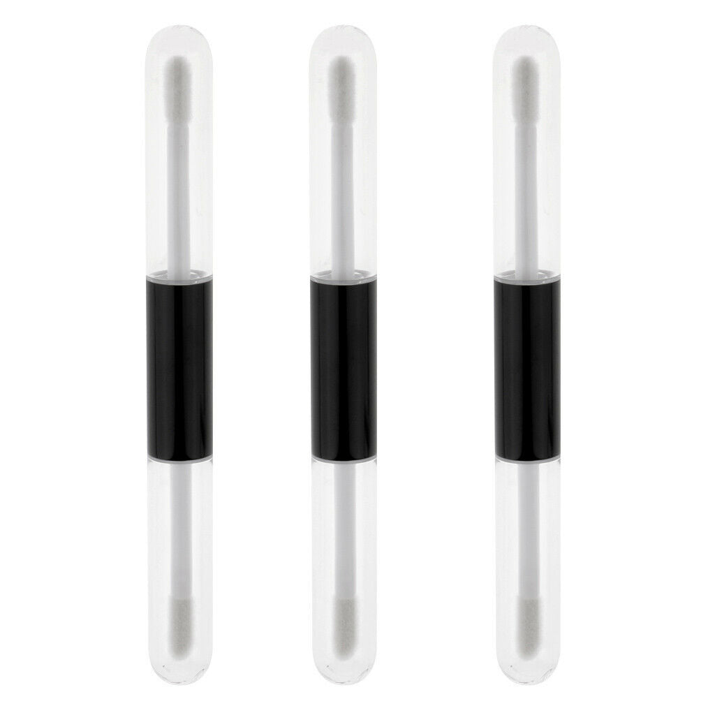 Pack of 8 Empty Mascara Tube Vials Castor Oil Bottle & Dual-end Lip Gloss Tube