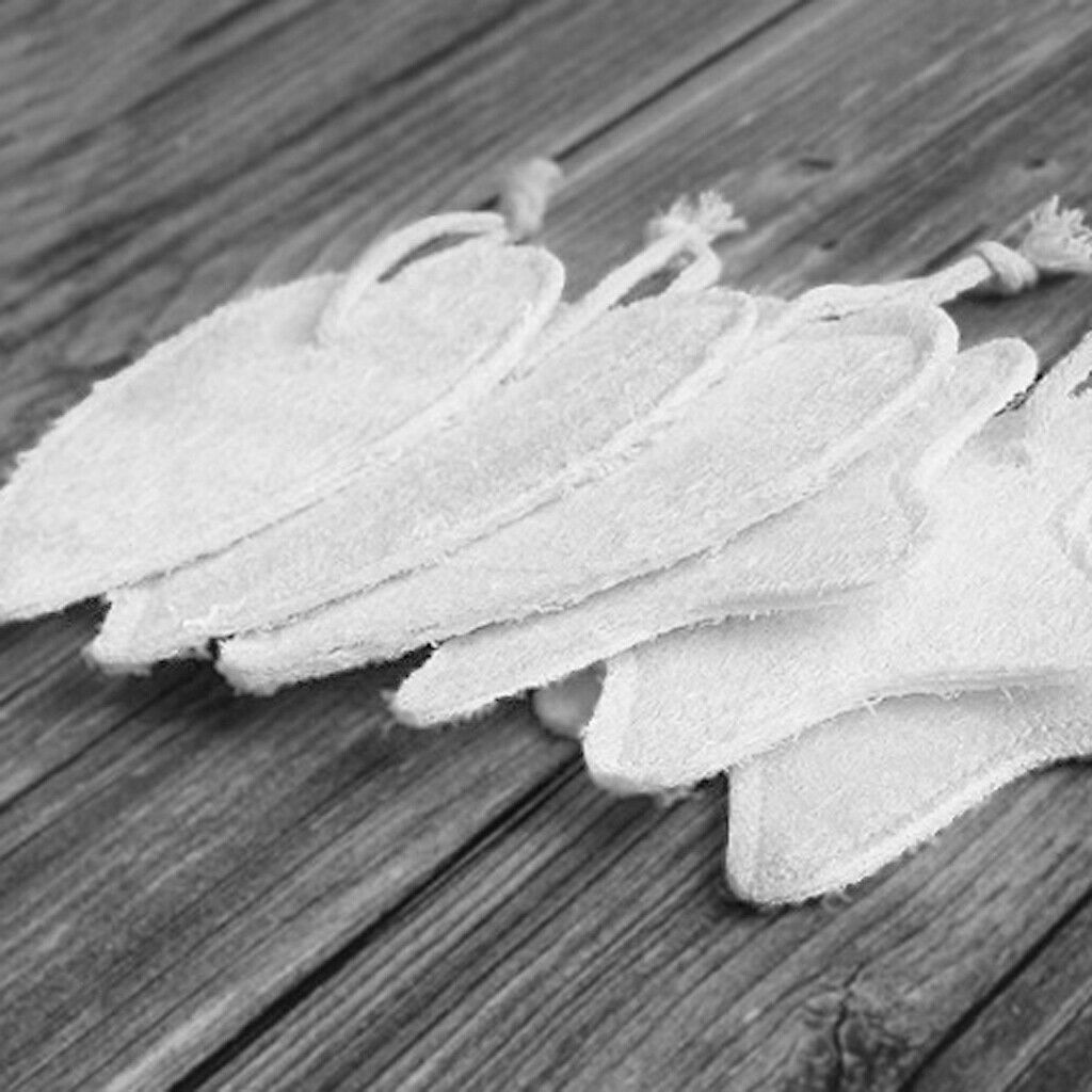 4x Premium Loofah Pads Bathing Adults Luffa Sponge Girls Boys Shower Glove Pad