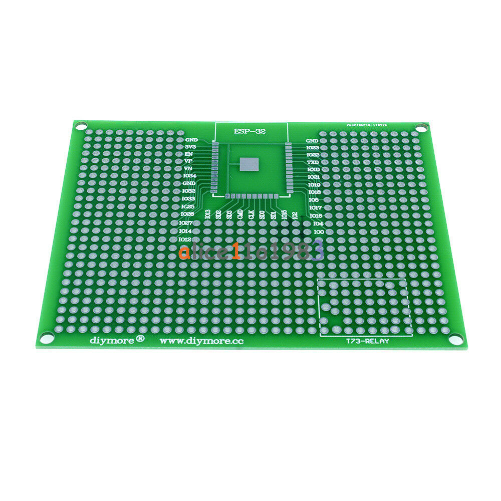 7X9CM Prototype PCB Breadboard For ESP8266 ESP-12E ESP-12F ESP32 ESP-32S Relay