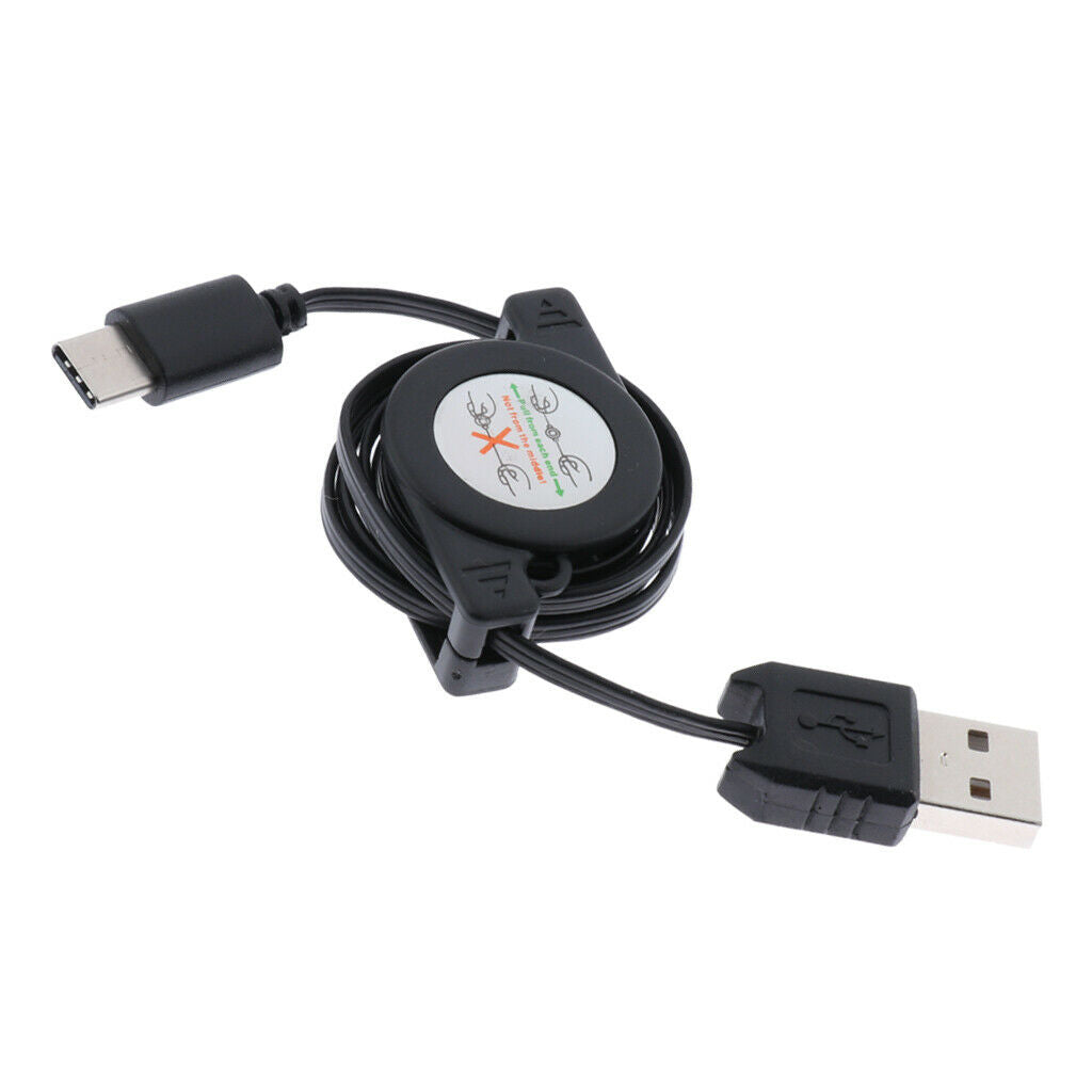 USB Type-C Cable, Retractable Cable, Data Sync