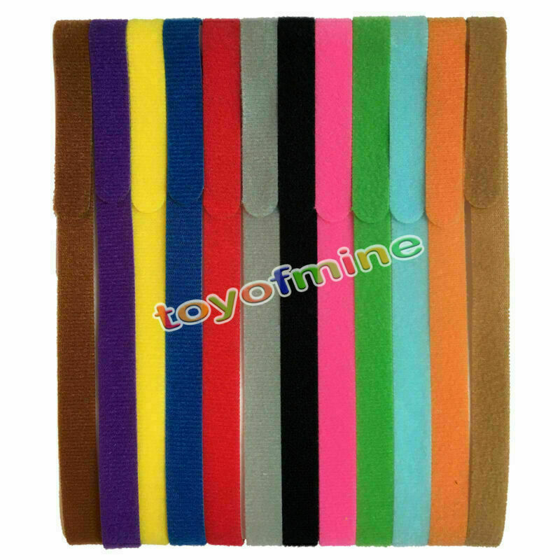 12 Color Resusable Whelping Puppy Kitten ID Collars Soft Bands