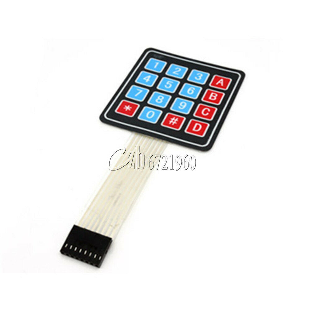 2PCS 4 x 4 Matrix Array 16 Key Membrane Switch Keypad Keyboard for Arduino AVR C