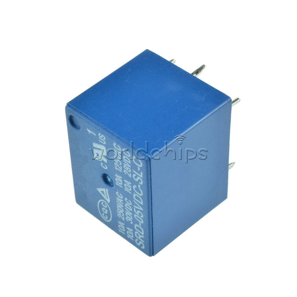 5PCS Mini Power Relay DC 5V PCB SRD-5VDC-SL-C
