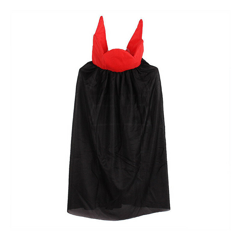 Kids Halloween Costume Theater Prop Death Hoody Cloak Devil Long Tippet Ca.l8