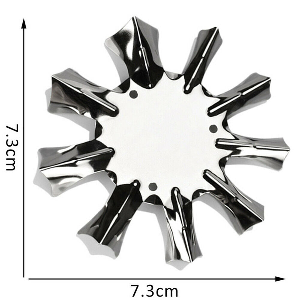 4x Stainless Steel Smile Line Trimmer French Nail Art Trimming Stencil Forms