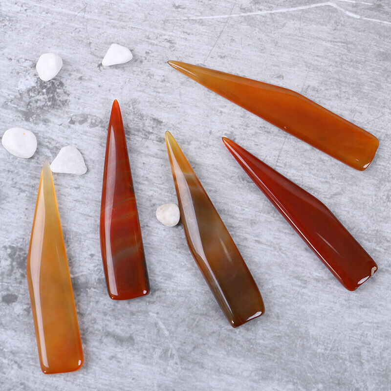 Natural Agate To Rub Leather Edge For Scoring Folding Creasing Paper Craf.l8
