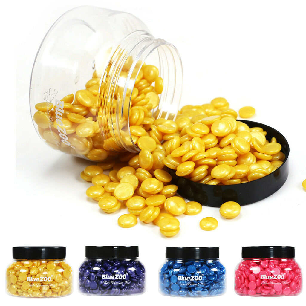 2 Pcs Wax Beans Hot Film Wax Bead Hair Removal Painless Depilatory 150g
