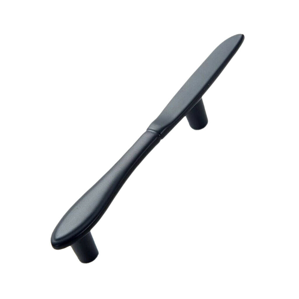 3 Pieces Pull Handle Kitchen Cabinet Cupboard Drawer Door Knob Black