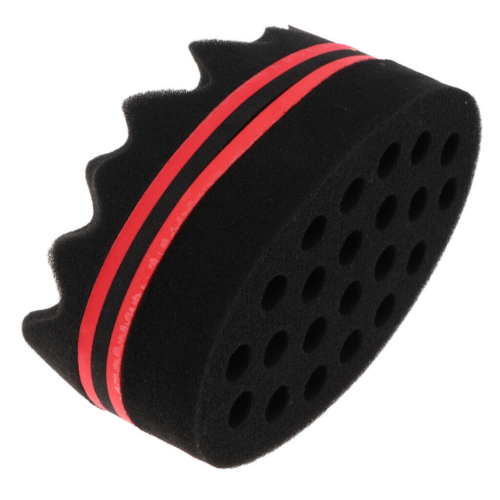 2 in 1 hairdressing sponge Twist hairbrush sponge for coils dreadlocks