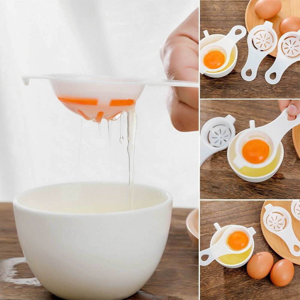 Kitchen Tool Gadget Convenient Egg Yolk White Separator Divider Holder Sieve