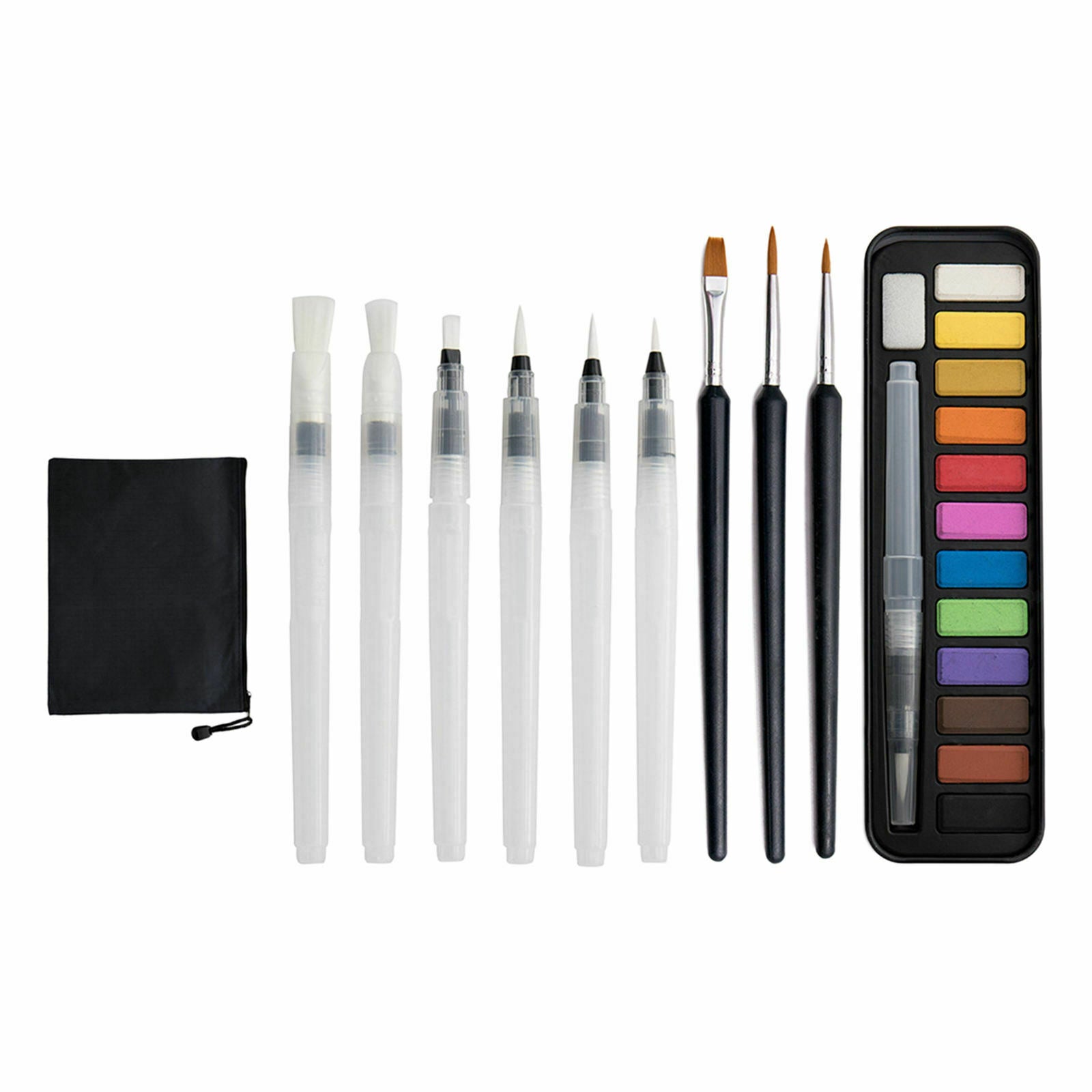 Professionals Solid Watercolor Paint Set Pen for Painting Journaling Artist