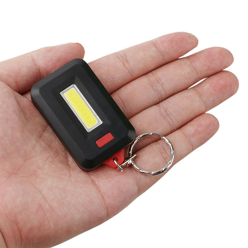 Mini LED COB Flashlight Waterproof Portable Keychain Torch Light Camping L.l8