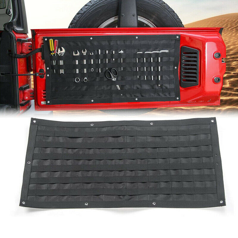 Car Trunk Saddlebag Tool Organizer Tail Door Storage Bag For Jeep Wrangler KL TJ