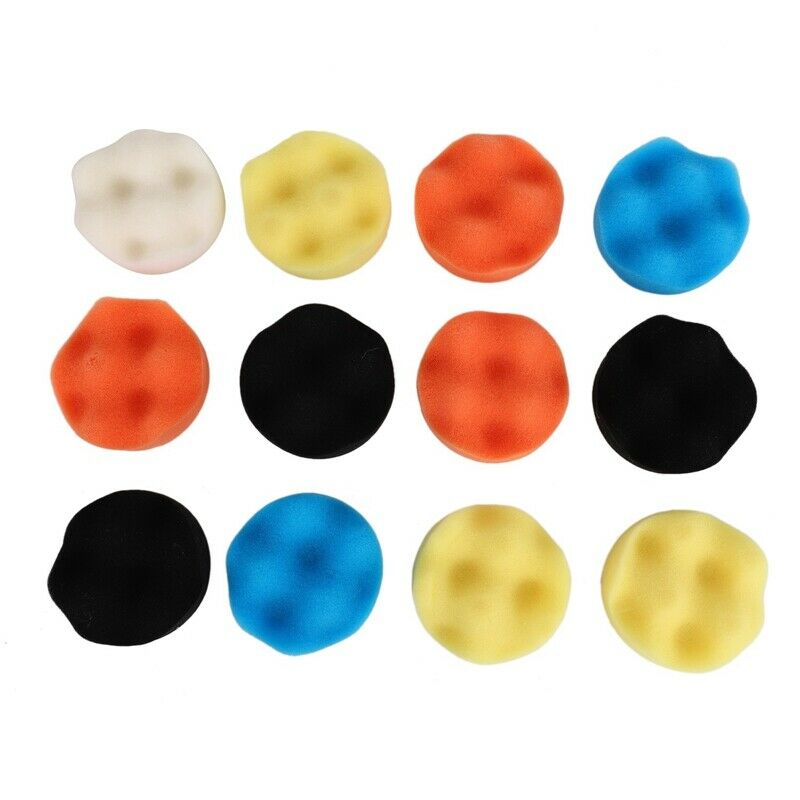 38Pcs Polishing Pad Kit Buffing Pads Car Care Polisher Waxing Polishing Set J1N7