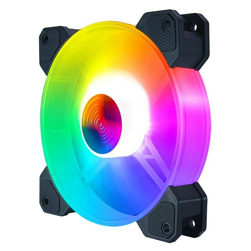 COOLMOon 14cm Computer Case Fan Mute Light-Emitting Computer Cooling Fan DesktH7