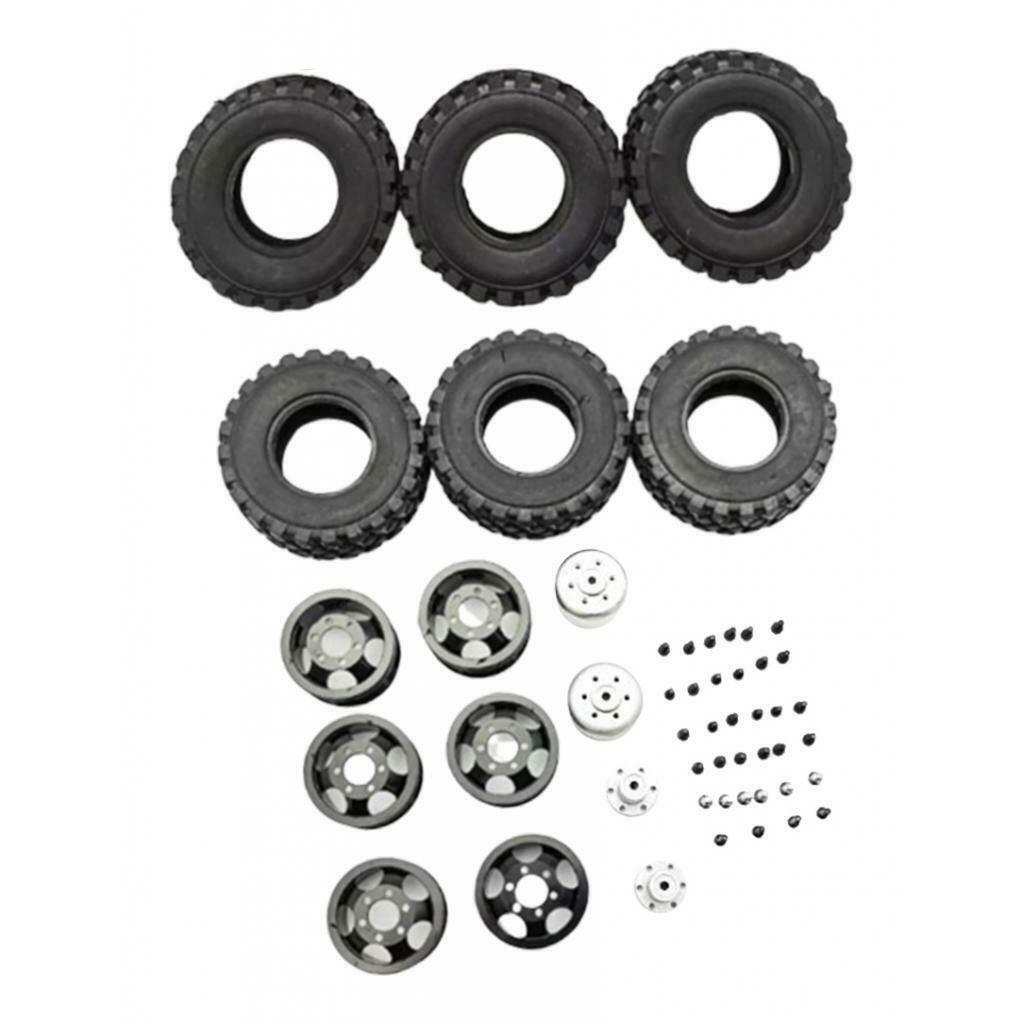 4X4 Double RC Car Wheel for WPL B14 B24 JJRC Q61 1/16  Truck Vehicle
